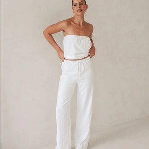 Sabo Skirt Ellira Pants - Medium White
